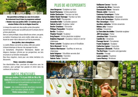 ARTS aux JARDINS 2026